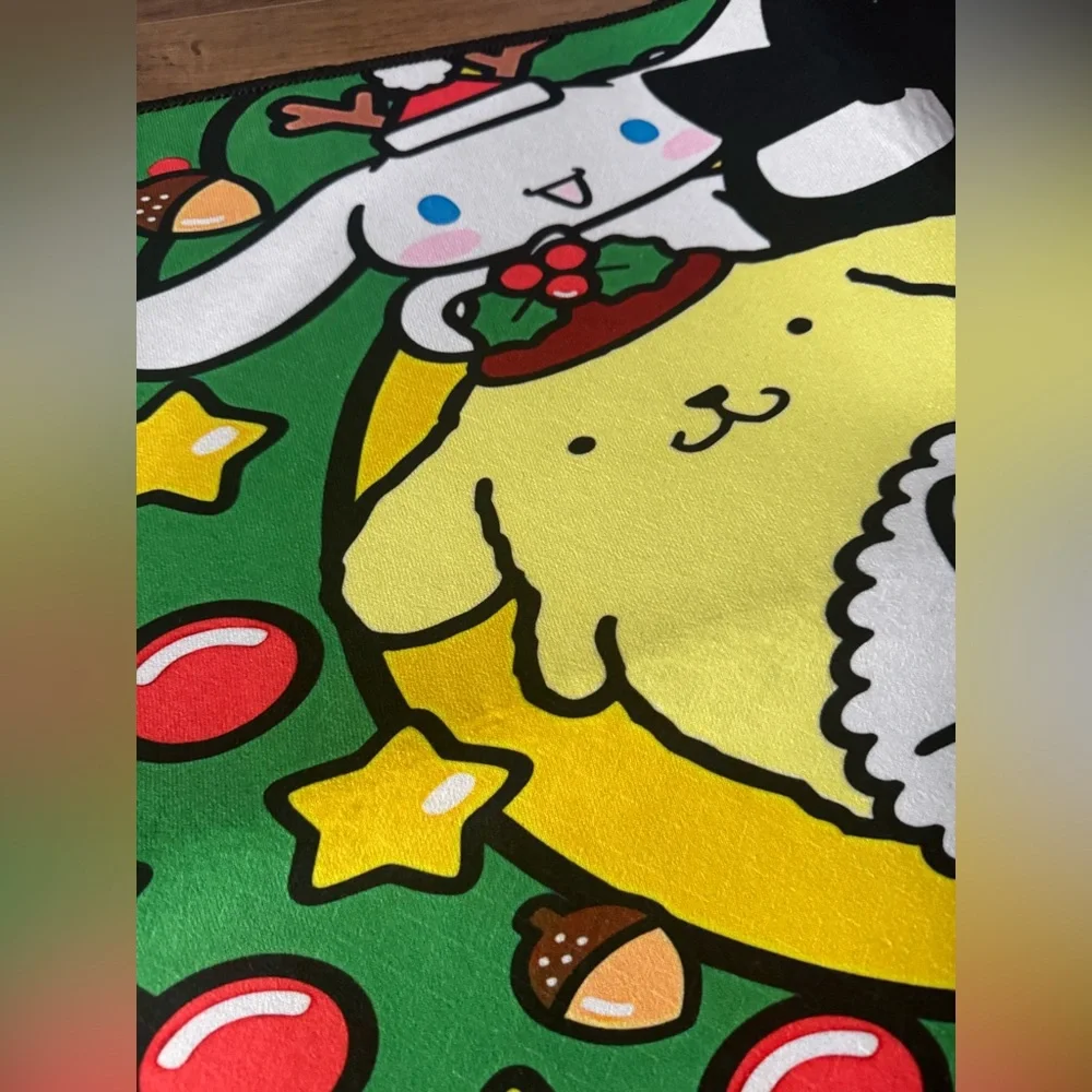 SANRIO-NWT Lightweight Holiday Themed Character Welcome Mat